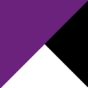 Purple/Black/White